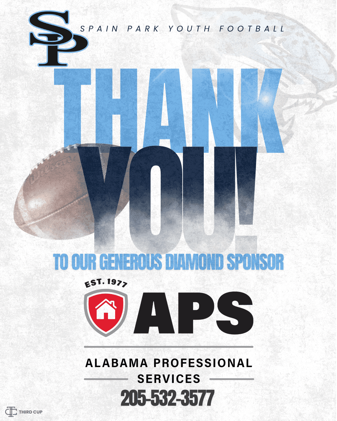 A sponsor thank-you post